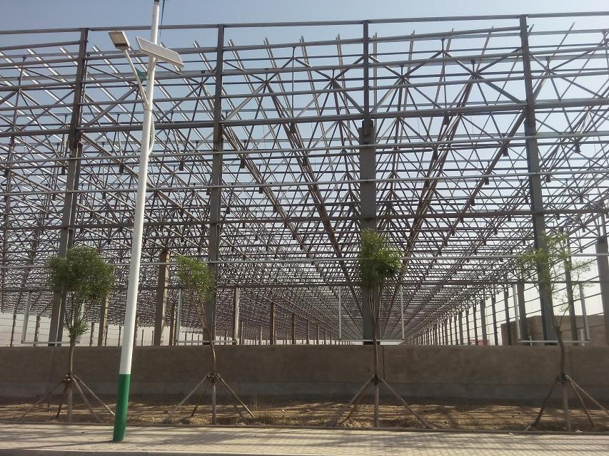 延安汽车工业厂房网架